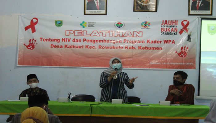 Penanggulangan AIDS di tengah Pandemi Covid-19  - Warga Peduli AIDS (WPA) Desa Kalisari  01